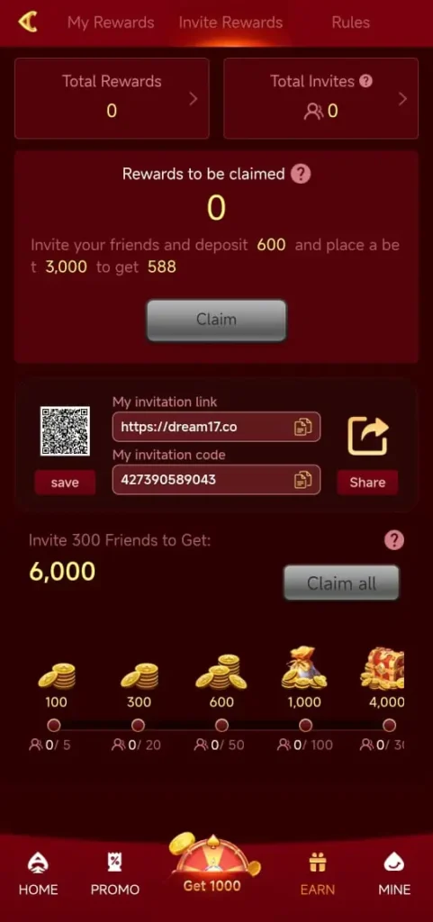 Dream17 Casino Game